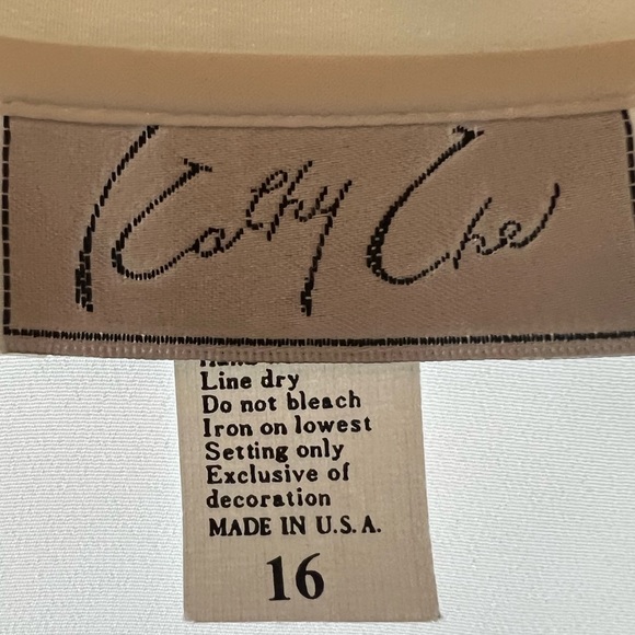 Vintage Beaded White Blouse - Picture 4 of 4